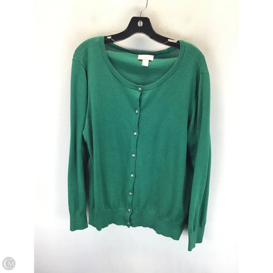 Cardigan By Loft In Green, Size: Xl