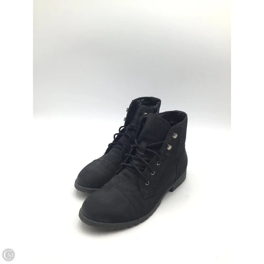 Boots Ankle Flats By Madden Girl In Black, Size: 8.5