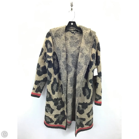 Cardigan By Joseph A. In Animal Print, Size: S