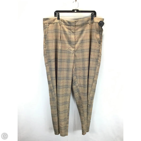Pants Dress By Old Navy In Plaid Pattern, Size: Xxl