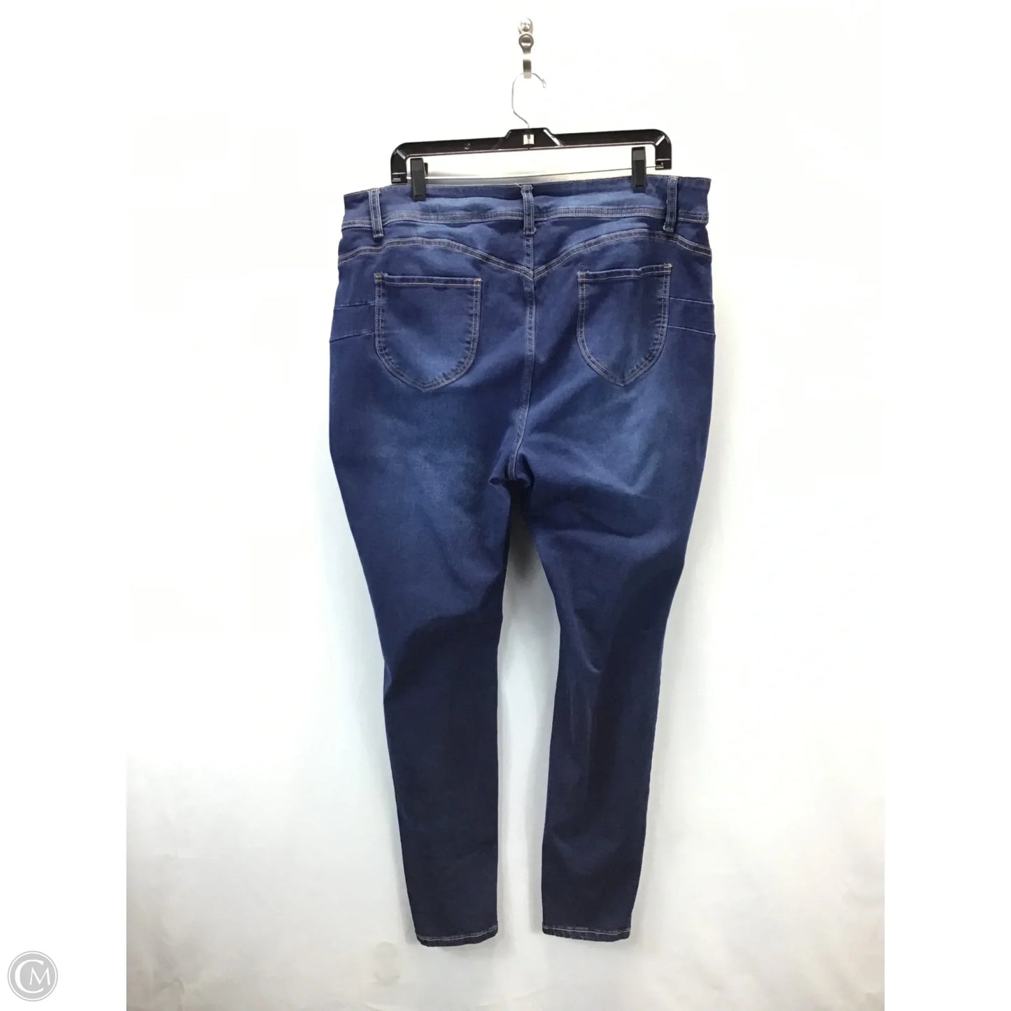 Jeans Straight By Ashley Stewart In Blue Denim, Size: 18