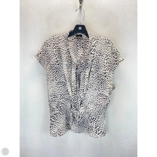 Top Sleeveless By Worthington In Animal Print, Size: M