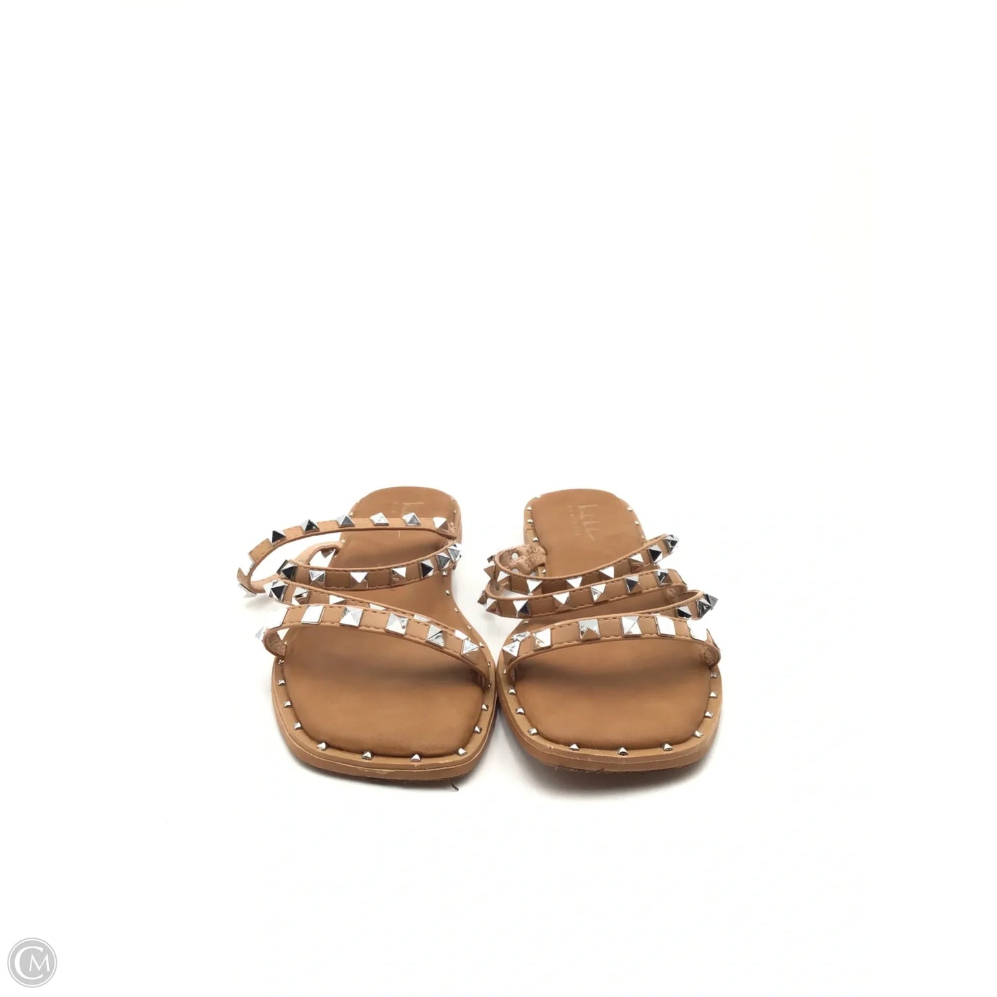 Sandals Flats By Nicole Miller In Tan, Size: 10