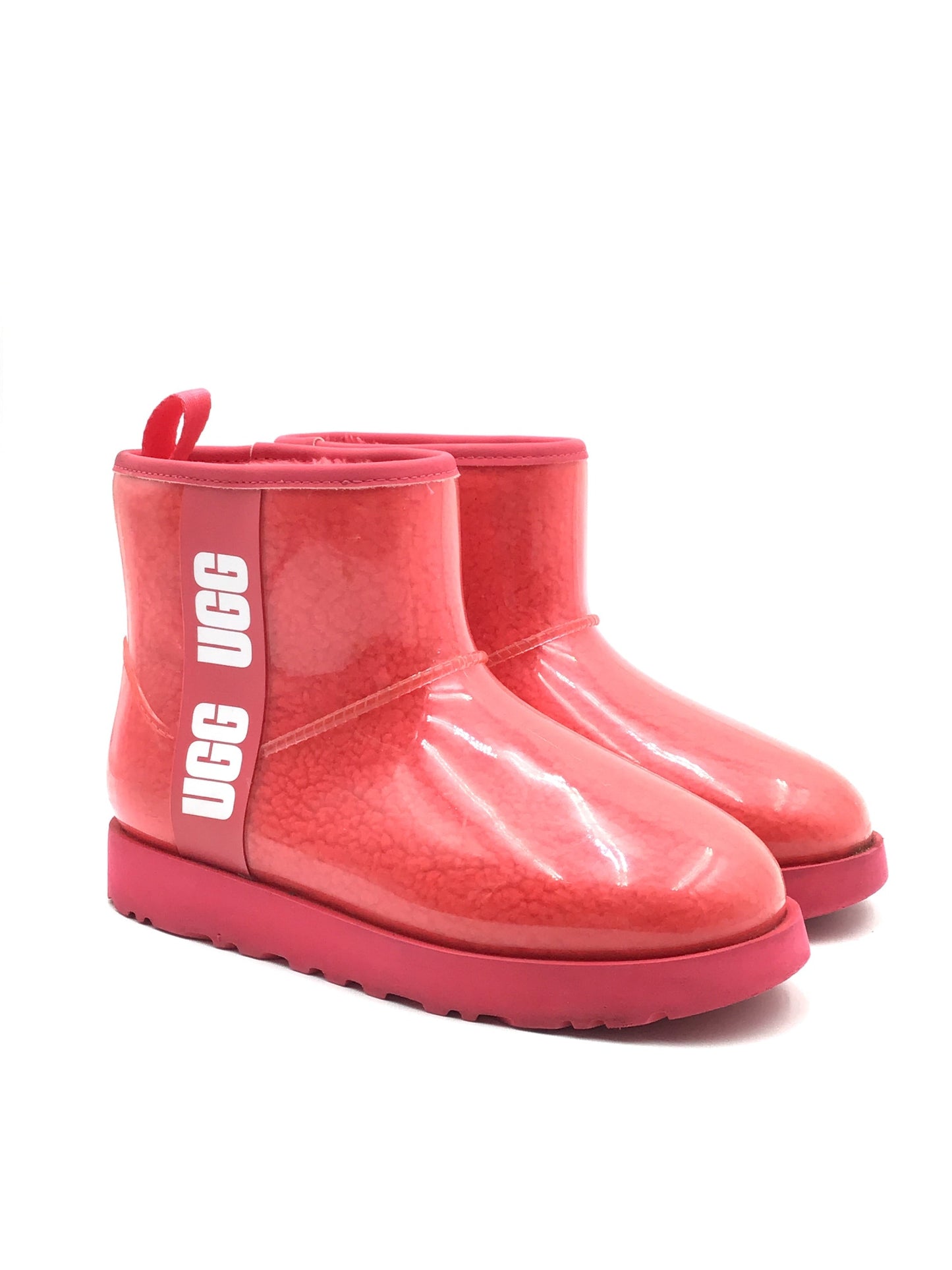 Boots Designer By Ugg In Pink, Size: 7