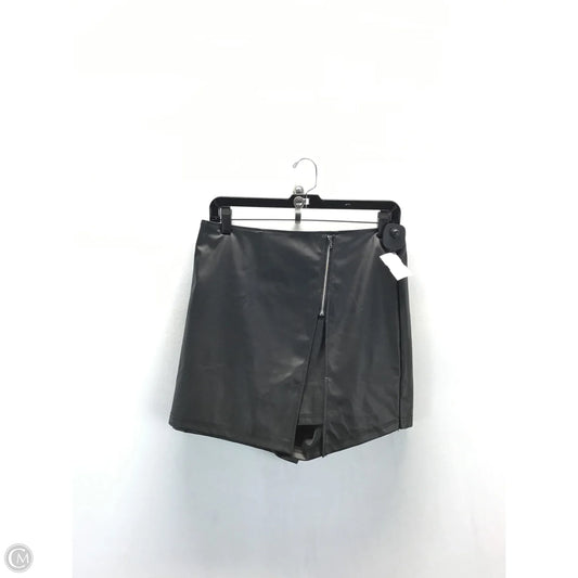 Skort By Shein In Black, Size: 2x