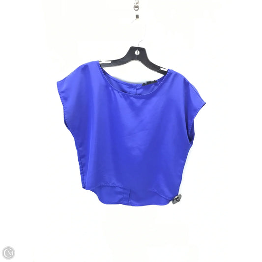 Top Short Sleeve By Forever 21 In Blue, Size: S