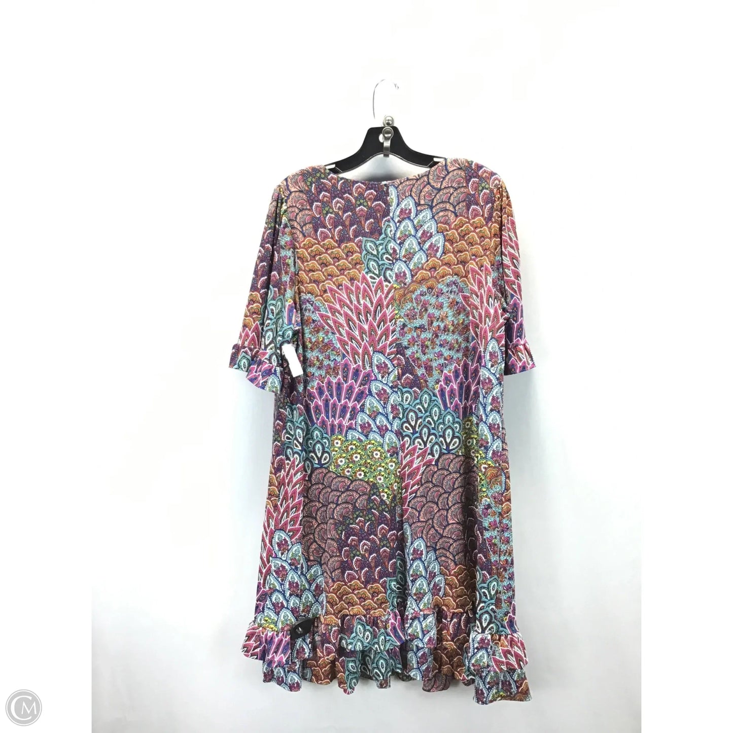 Dress Casual Midi By Msk In Multi-colored, Size: 2x