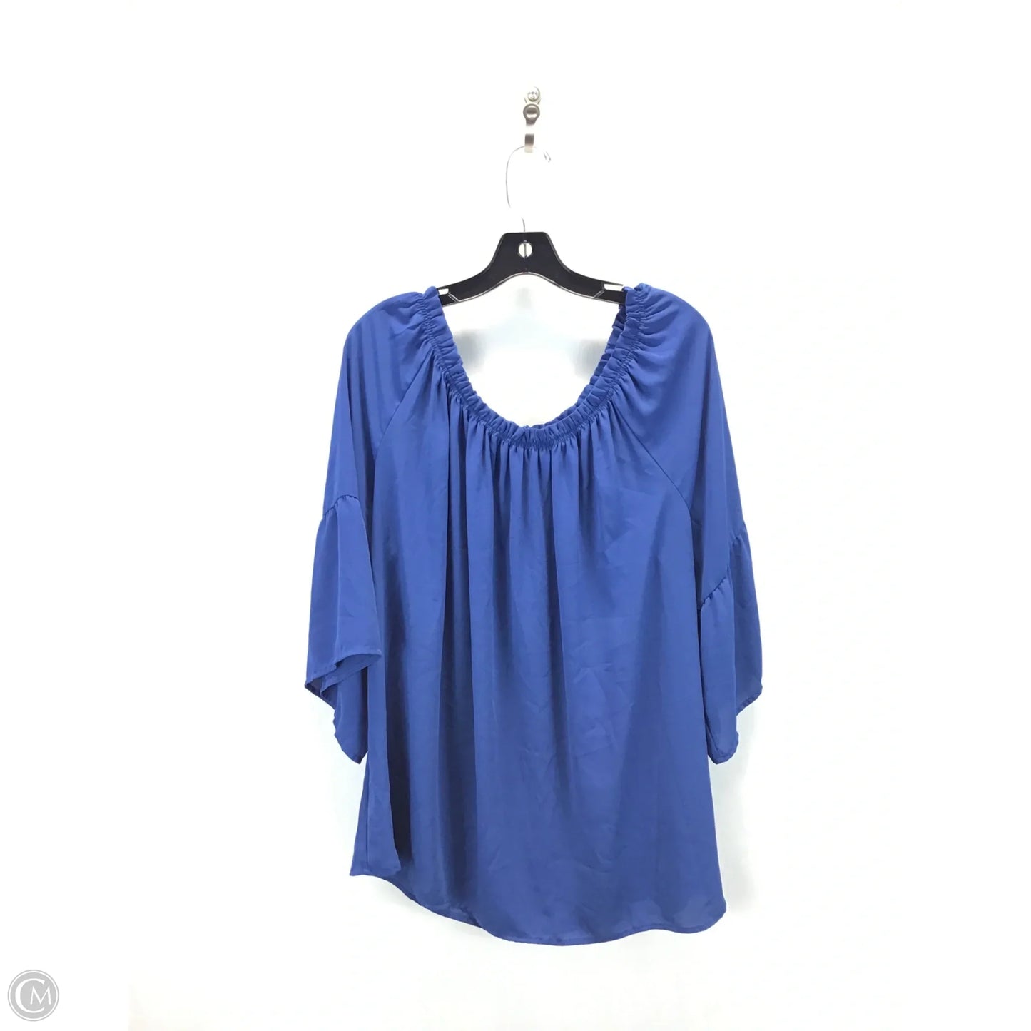 Top Long Sleeve By Violet And Claire In Blue, Size: 2x
