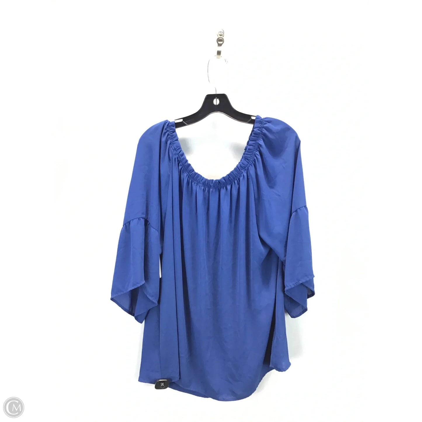 Top Long Sleeve By Violet And Claire In Blue, Size: 2x