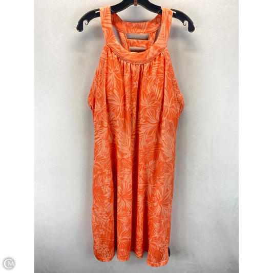 Athletic Dress By Zero Xposure In Orange, Size: Xxl