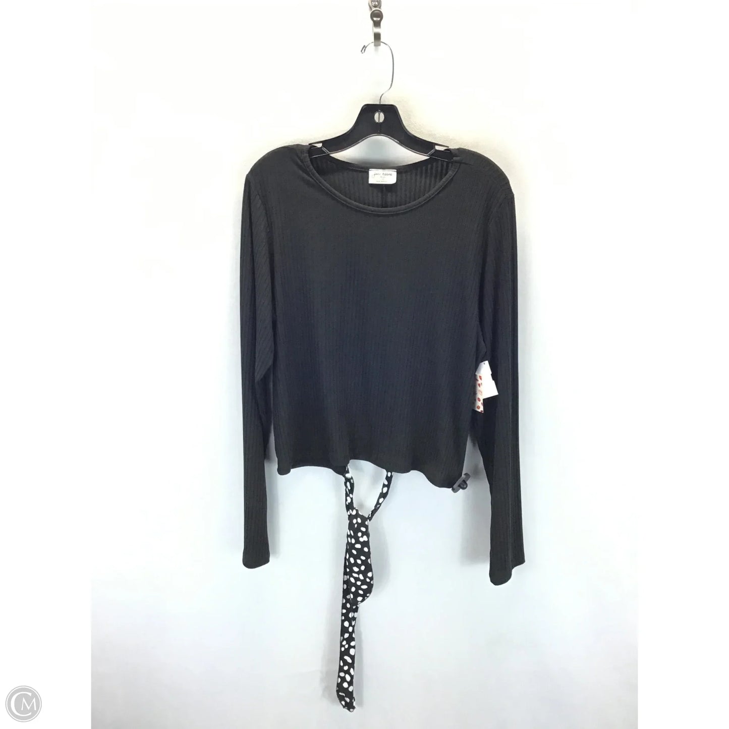 Top Long Sleeve By Free Kisses In Black, Size: 3x