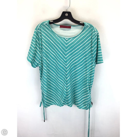 Top Short Sleeve By Clothes Mentor In Teal, Size: Xl