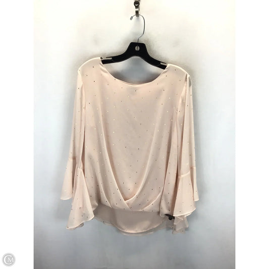 Top Long Sleeve By Vince Camuto In Pink, Size: L