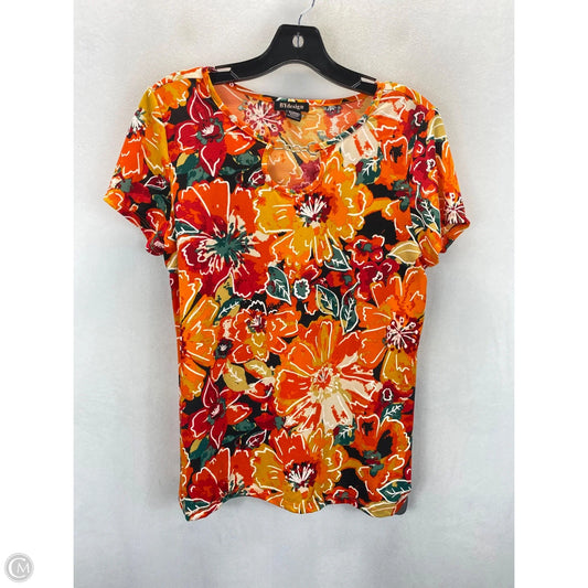 Top Short Sleeve By By Design In Floral Print, Size: M