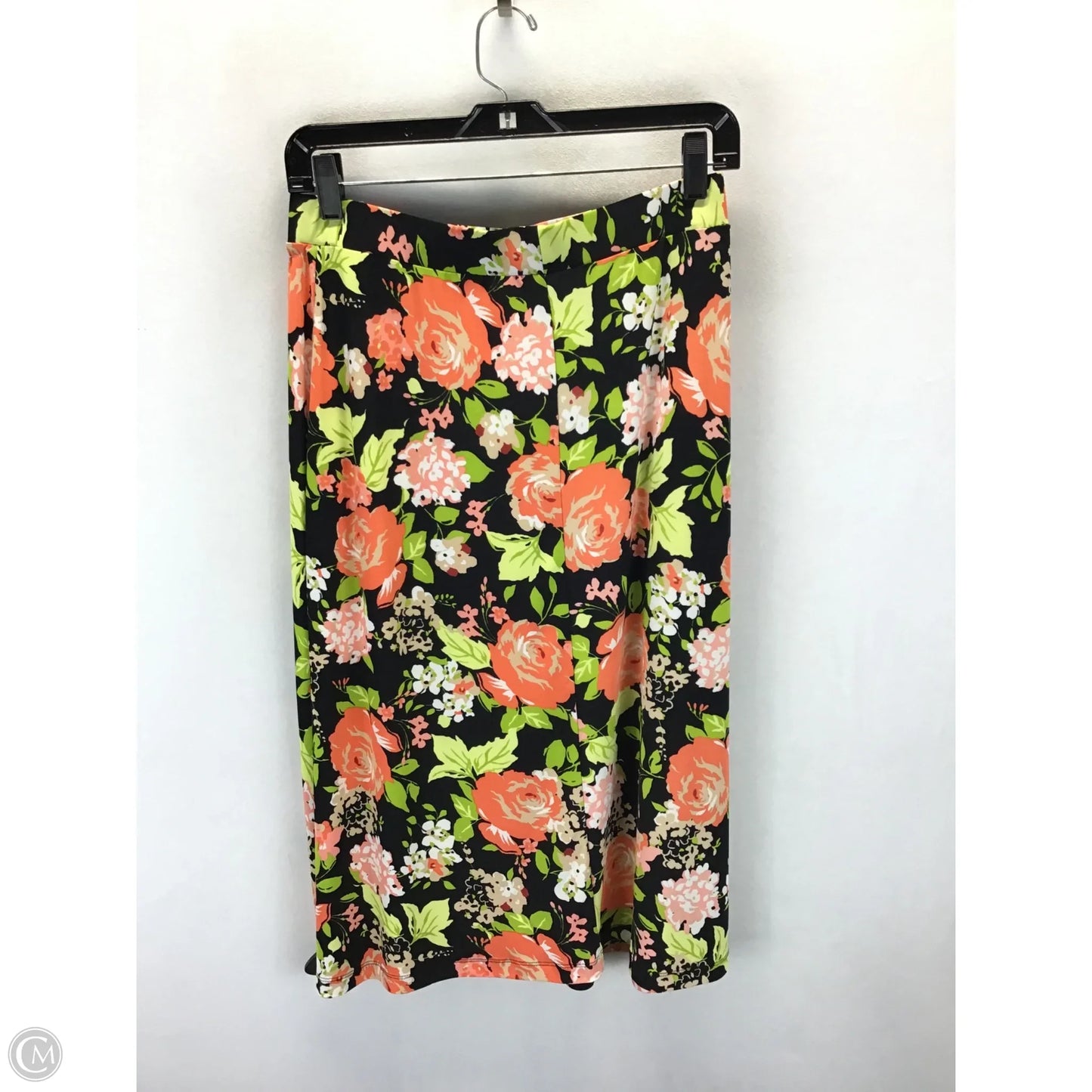 Skirt Midi By Kasper In Floral Print, Size: M