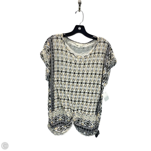 Top Sleeveless By Lucky Brand In Black & White, Size: S
