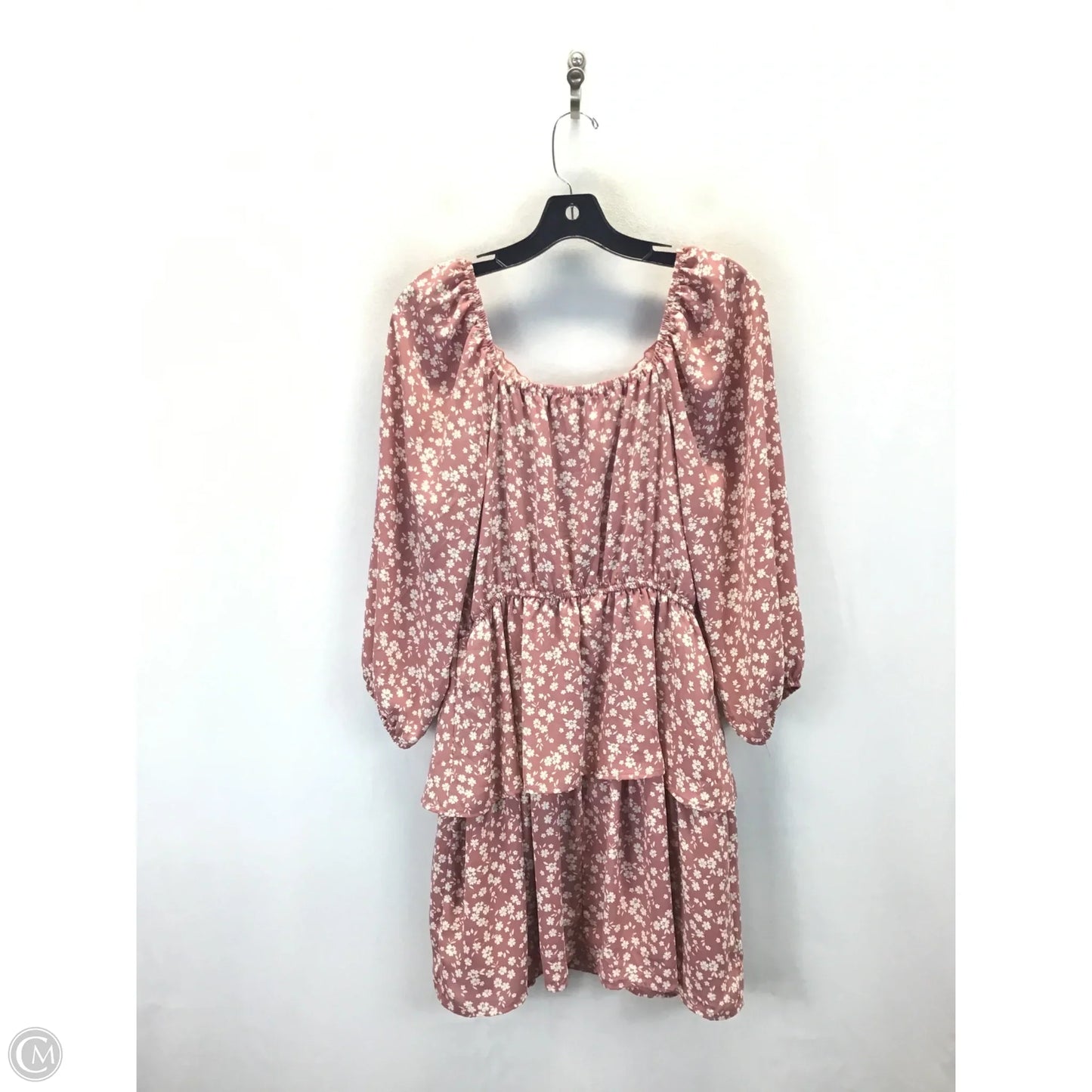 Dress Casual Midi By Mimi Chica In Pink & Tan, Size: Xl
