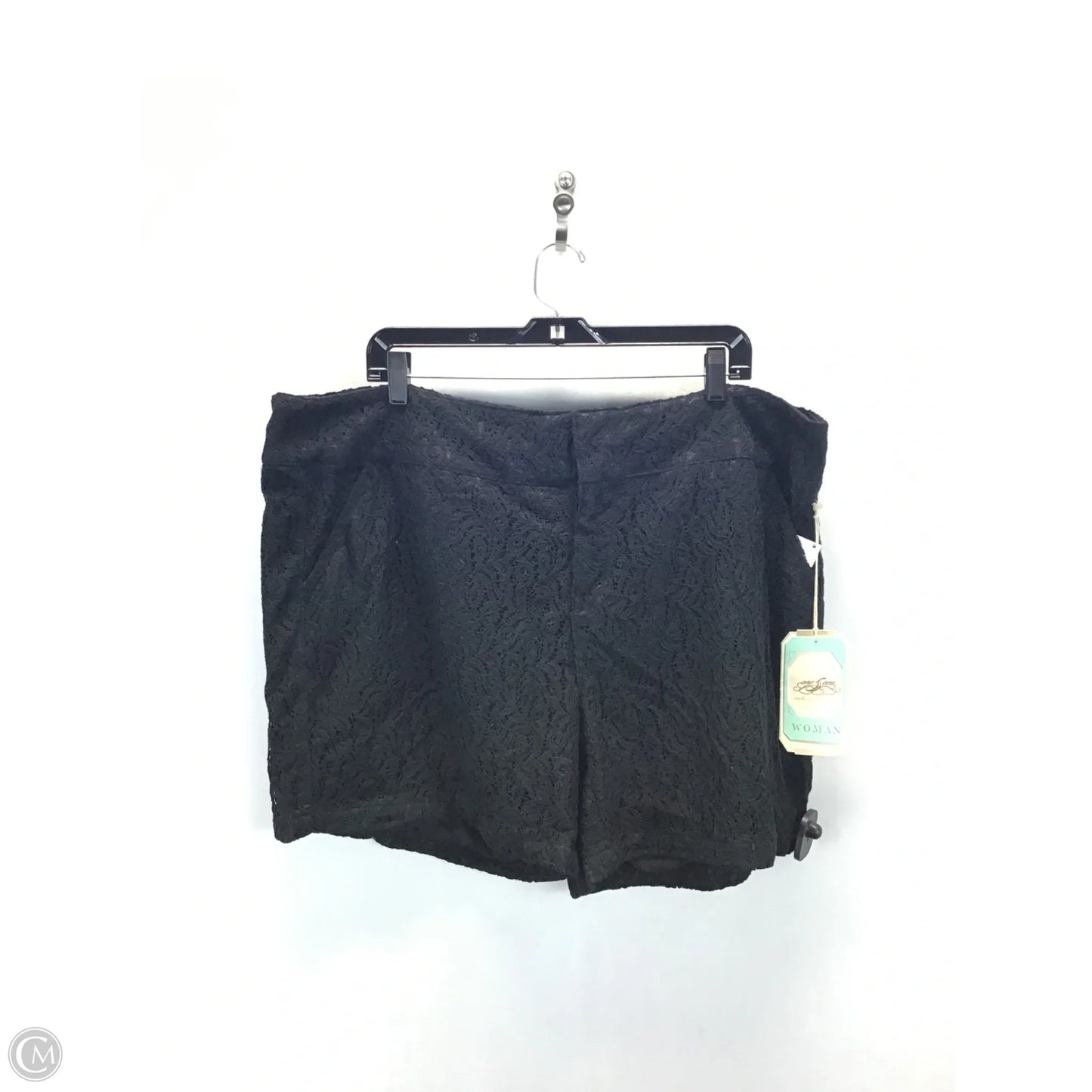 Shorts By One 5 One In Black, Size: 20