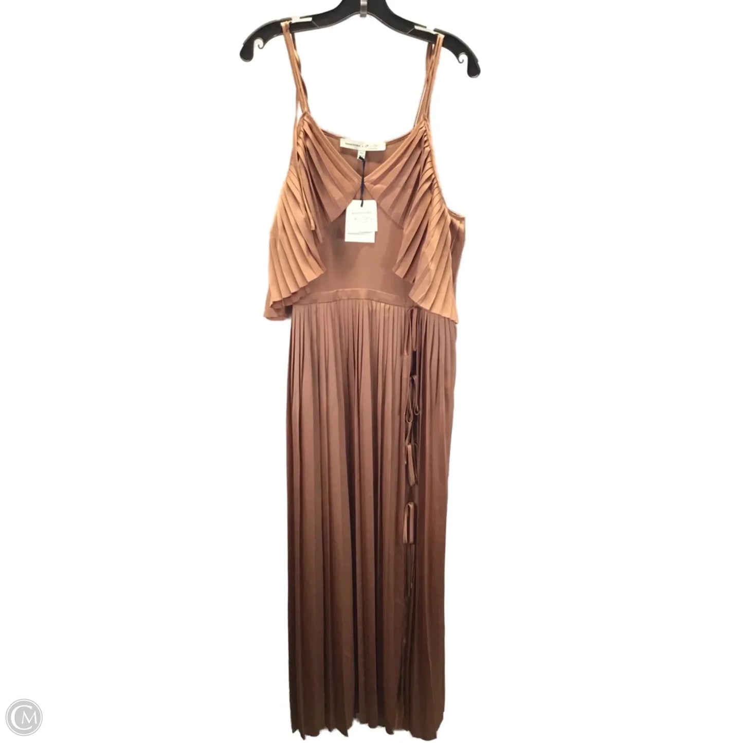 Dress Casual Maxi By Banana Republic In Copper, Size: 10