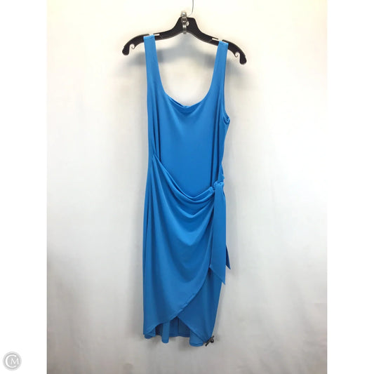 Dress Casual Midi By Express In Blue, Size: S