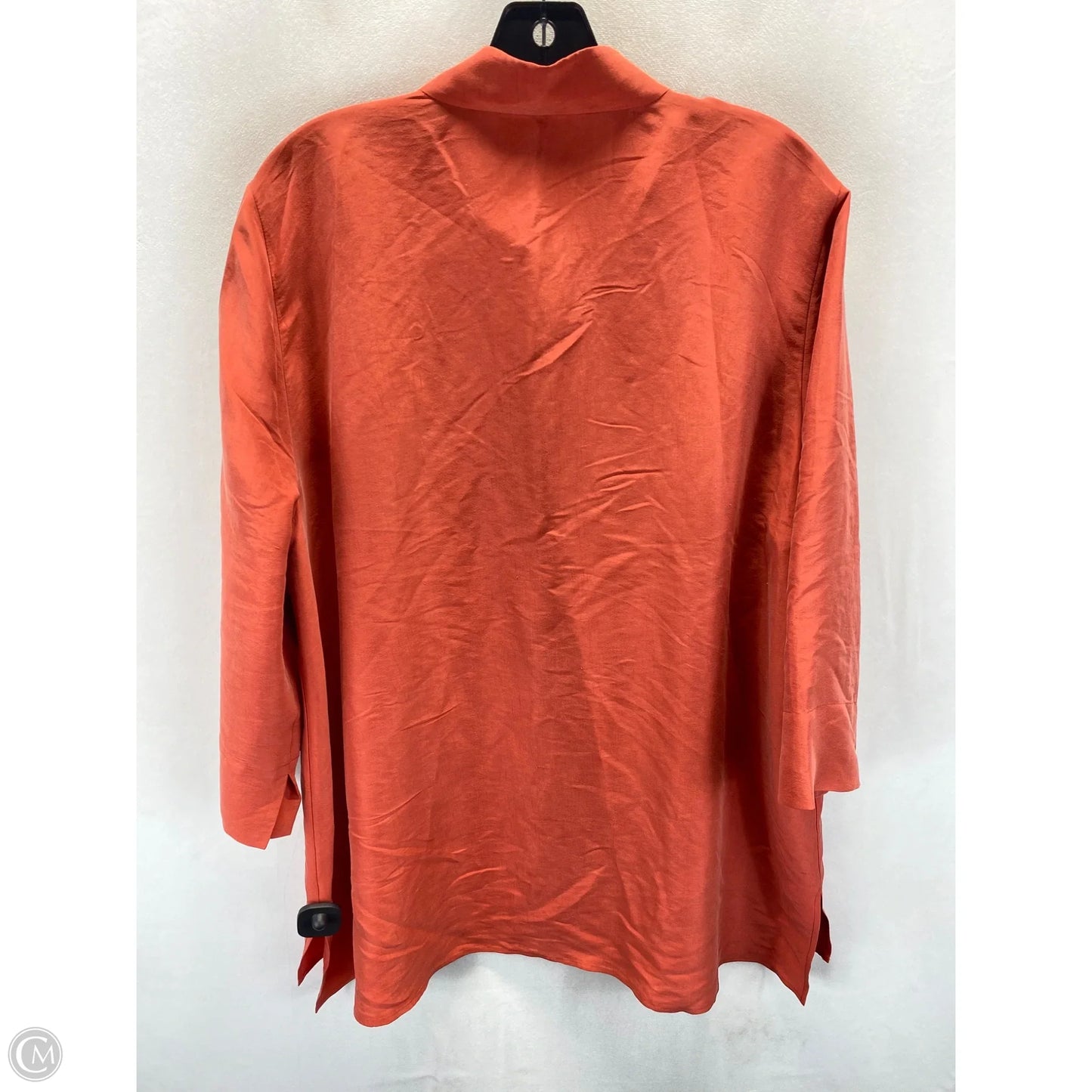 Top Long Sleeve By Eileen Fisher In Coral, Size: Xl