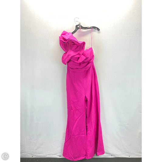 Jumpsuit By Clothes Mentor In Pink, Size: L