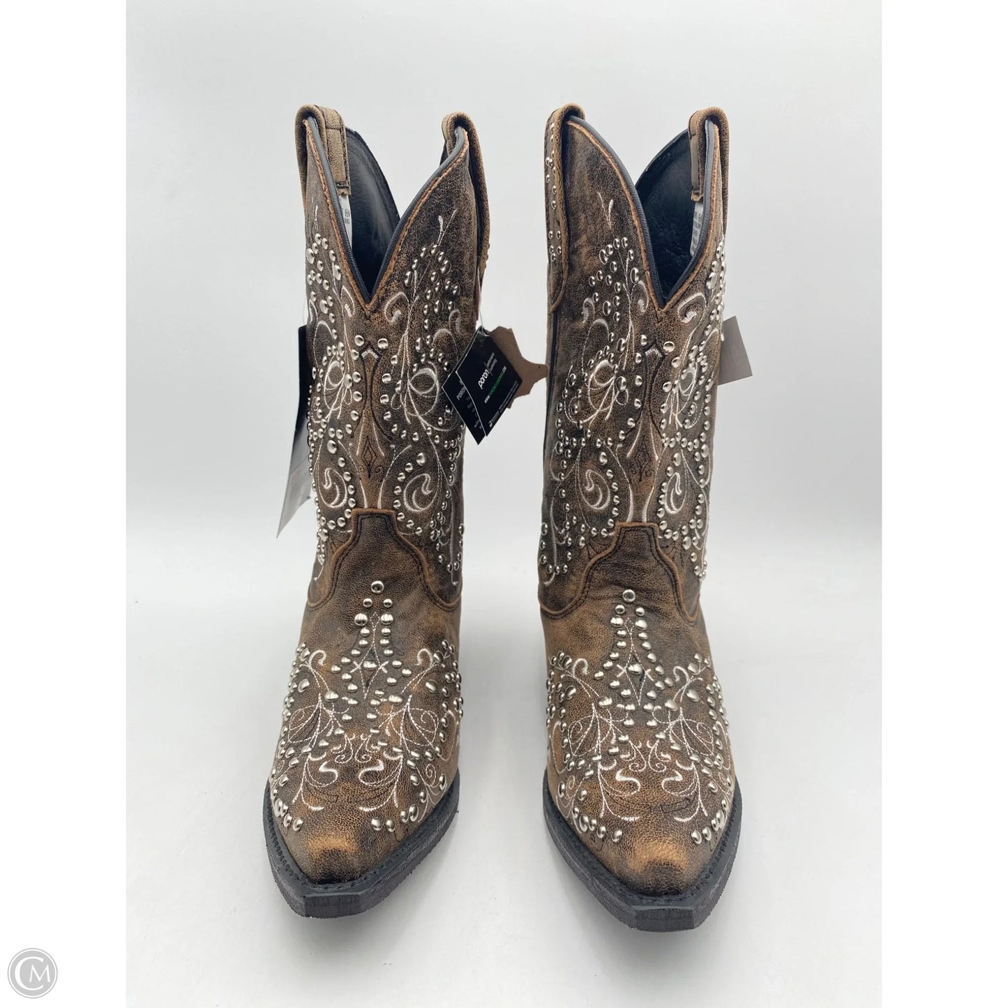 Boots Western By Clothes Mentor In Brown, Size: 9.5