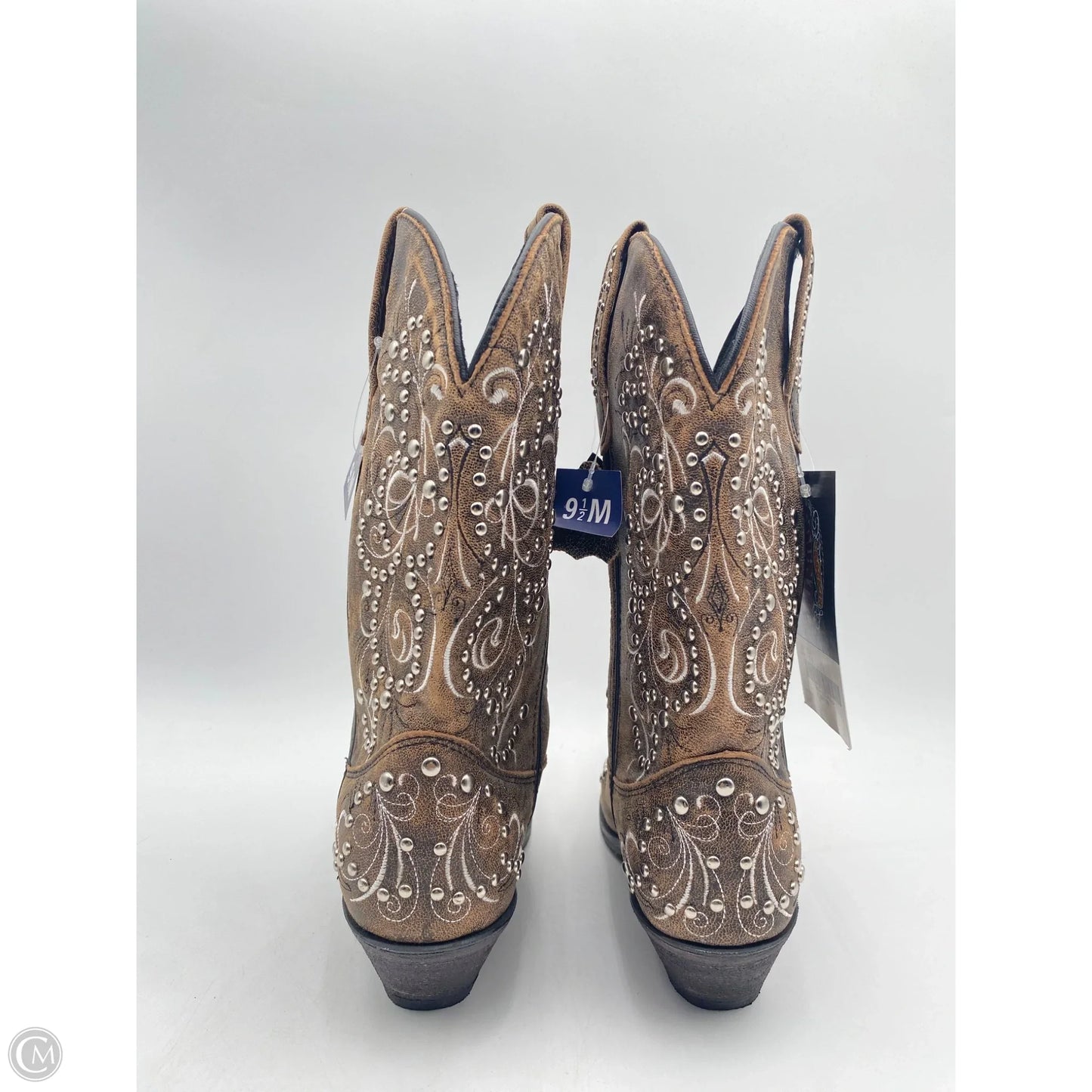 Boots Western By Clothes Mentor In Brown, Size: 9.5