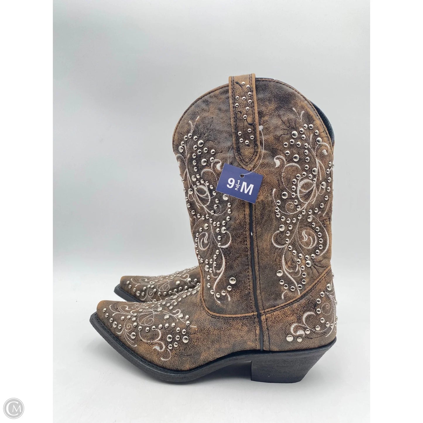 Boots Western By Clothes Mentor In Brown, Size: 9.5