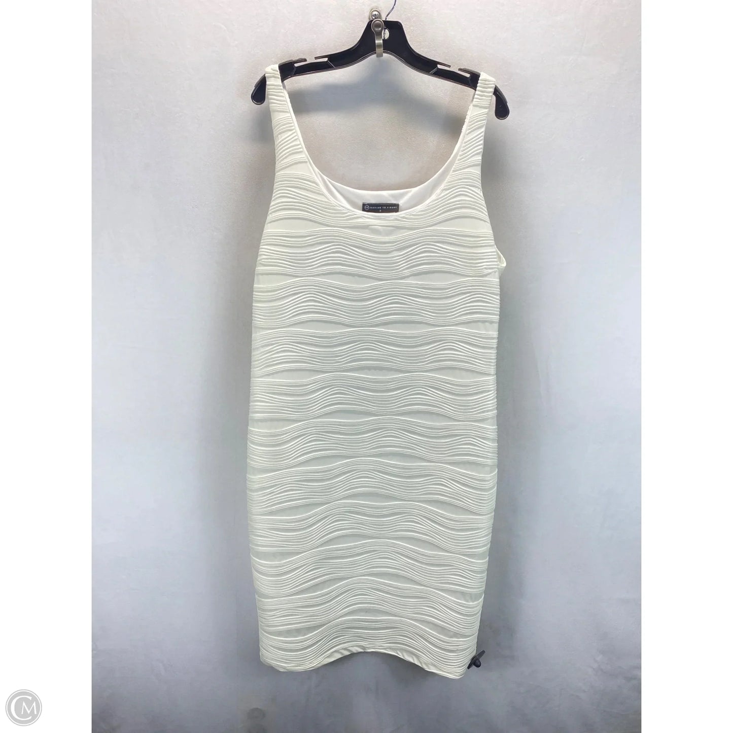 Dress Casual Midi By Fashion To Figure In White, Size: 2x