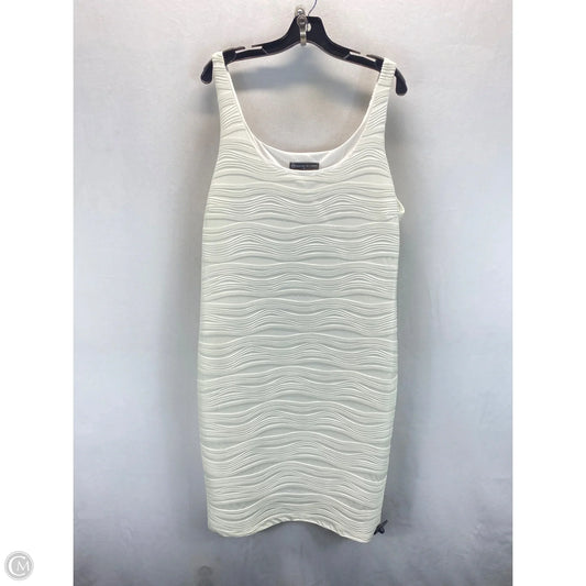 Dress Casual Midi By Fashion To Figure In White, Size: 2x
