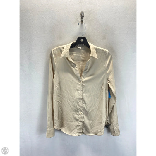 Top Long Sleeve By H&m In Beige, Size: 6