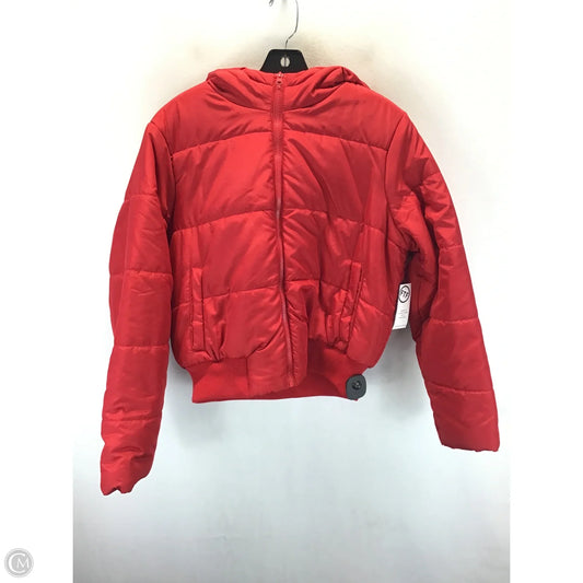 Coat Puffer & Quilted By Fashion To Figure In Red, Size: Xl