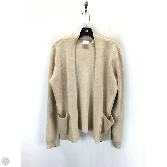 Cardigan By Cyrus Knits In Tan, Size: M