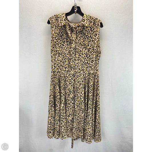 Dress Casual Midi By Nanette By Nanette Lepore In Animal Print, Size: 12