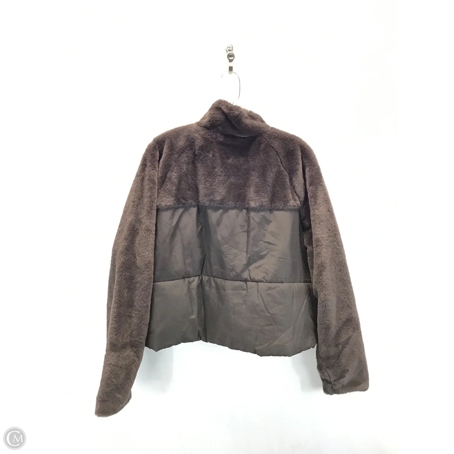 Coat Puffer & Quilted By Clothes Mentor In Brown, Size: L