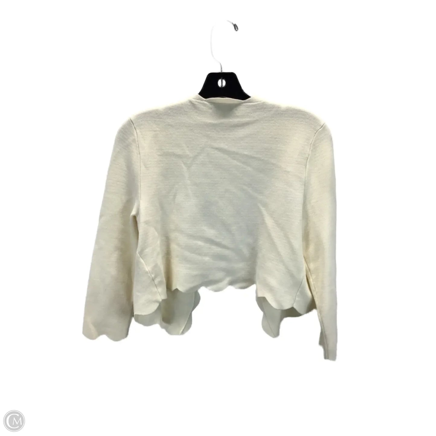 Cardigan By Charter Club In Cream, Size: M