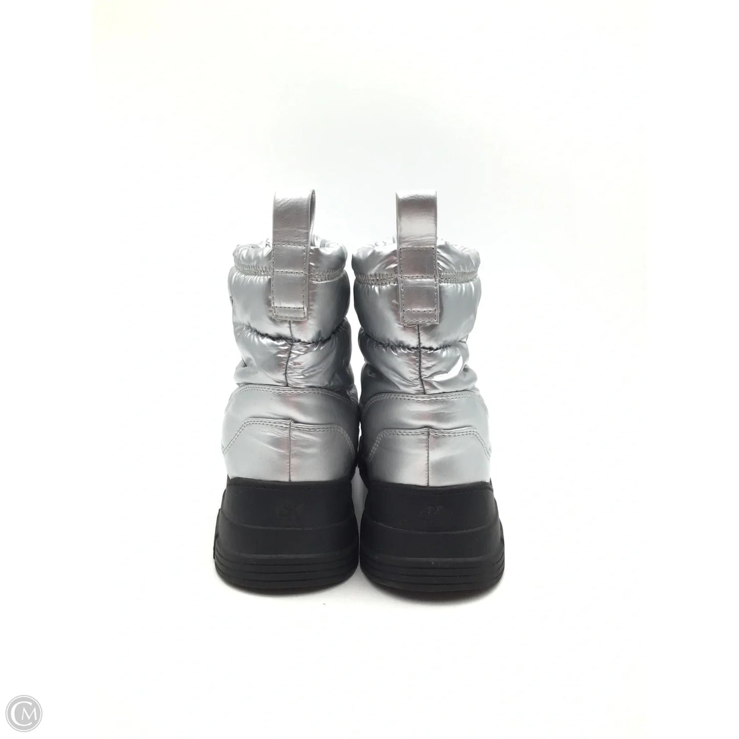 Boots Snow By Calvin Klein In Silver, Size: 8.5