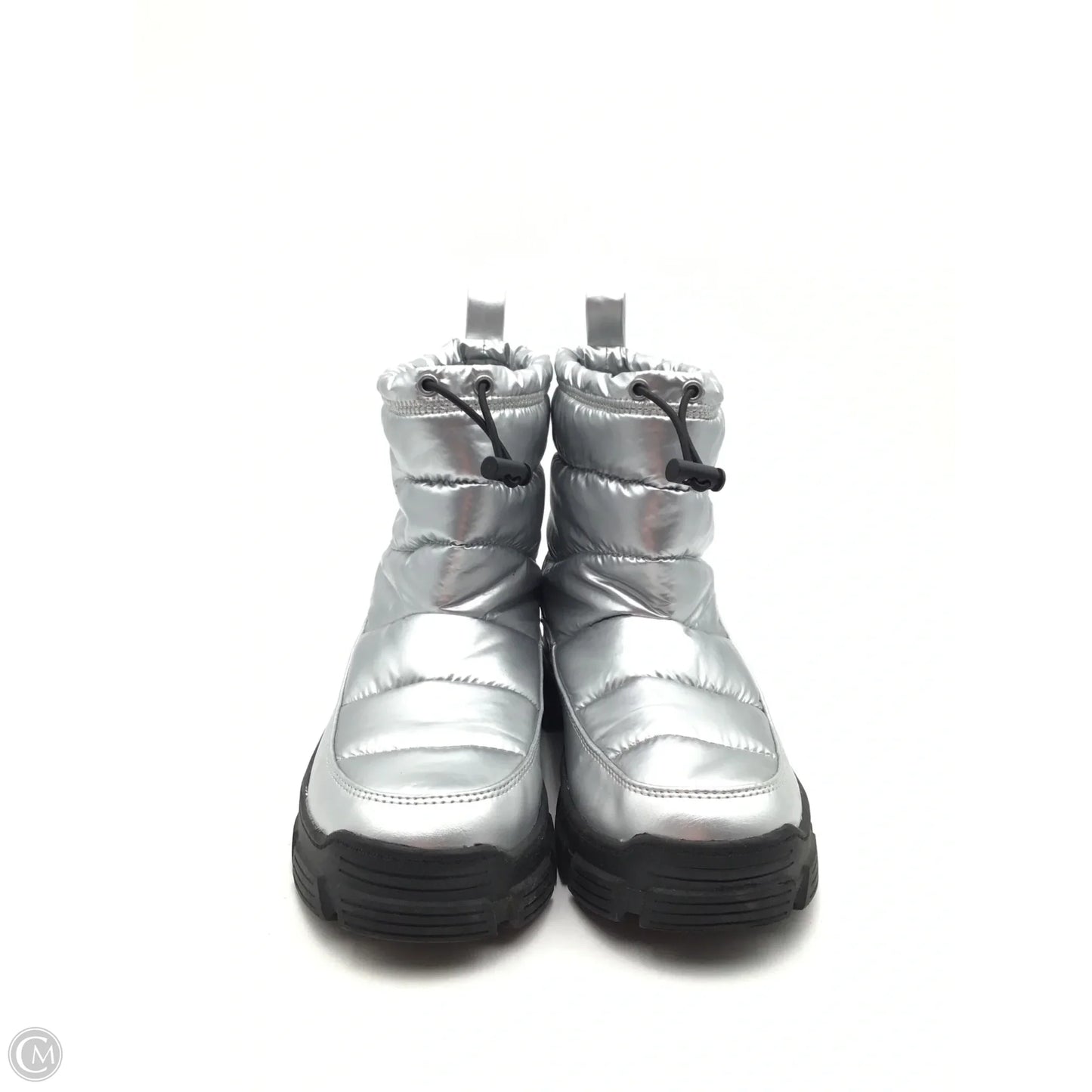 Boots Snow By Calvin Klein In Silver, Size: 8.5