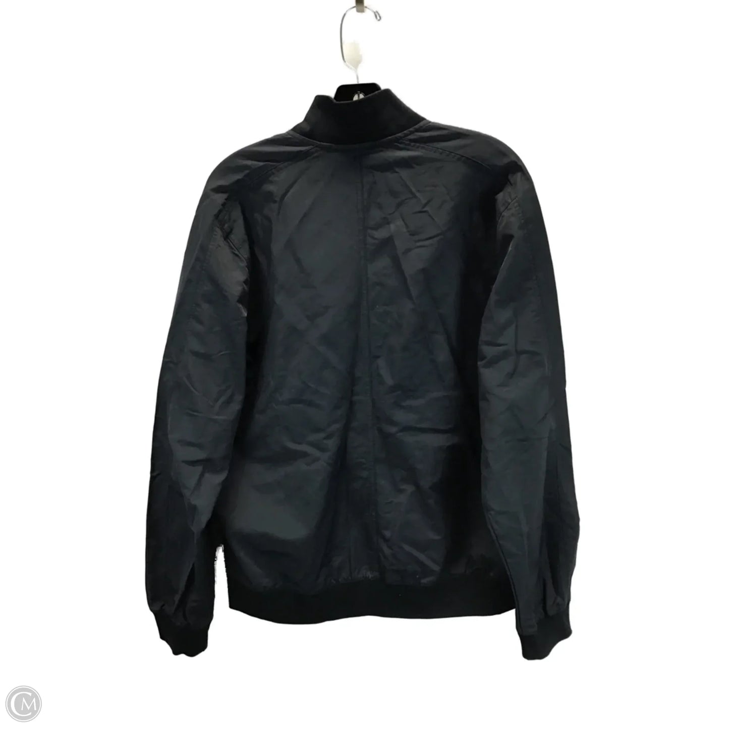 Athletic Jacket By Nike Apparel In Black, Size: M