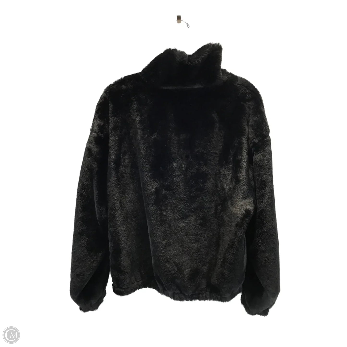 Jacket Faux Fur & Sherpa By Worthington In Black, Size: L