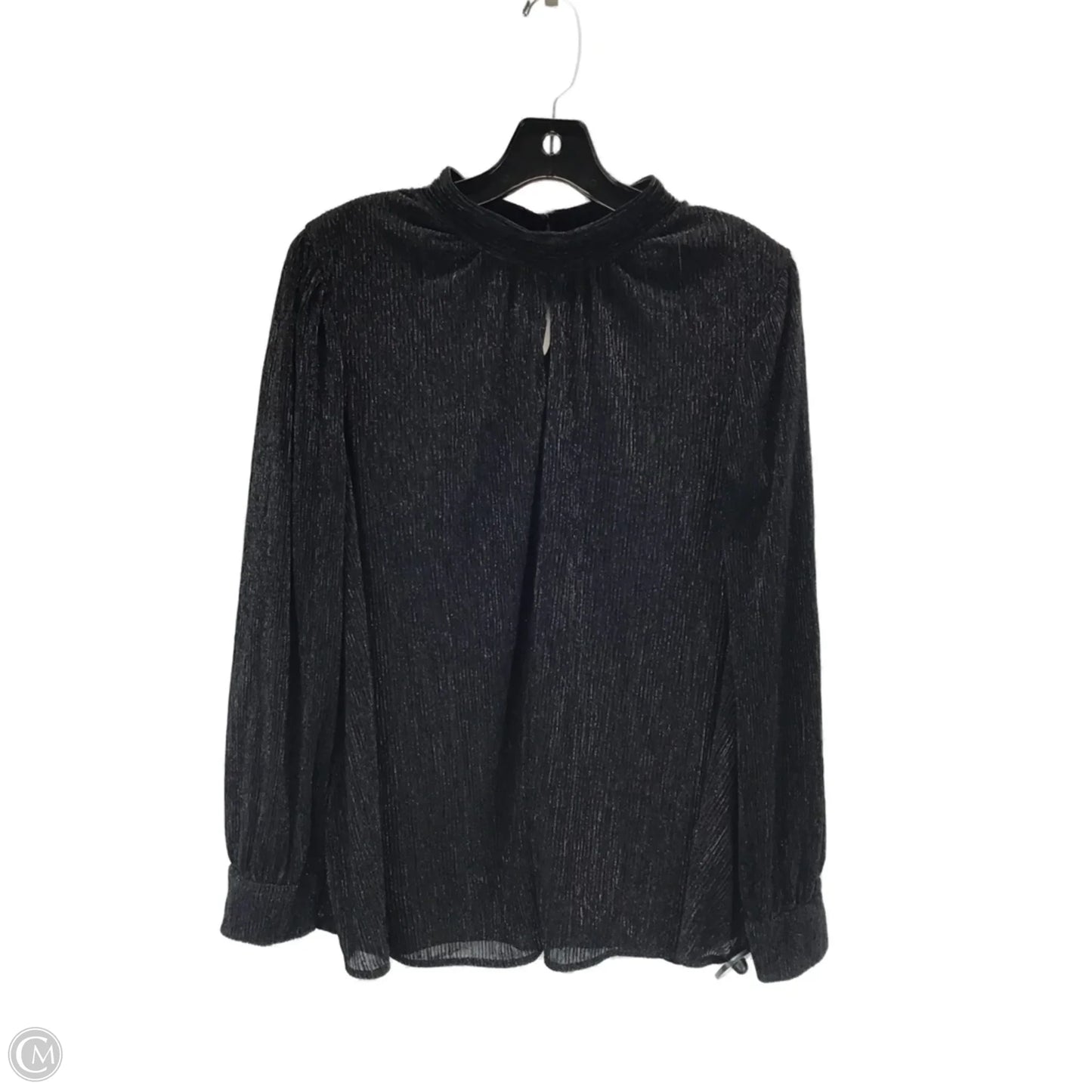 Top Long Sleeve By Lane Bryant In Black, Size: 1x
