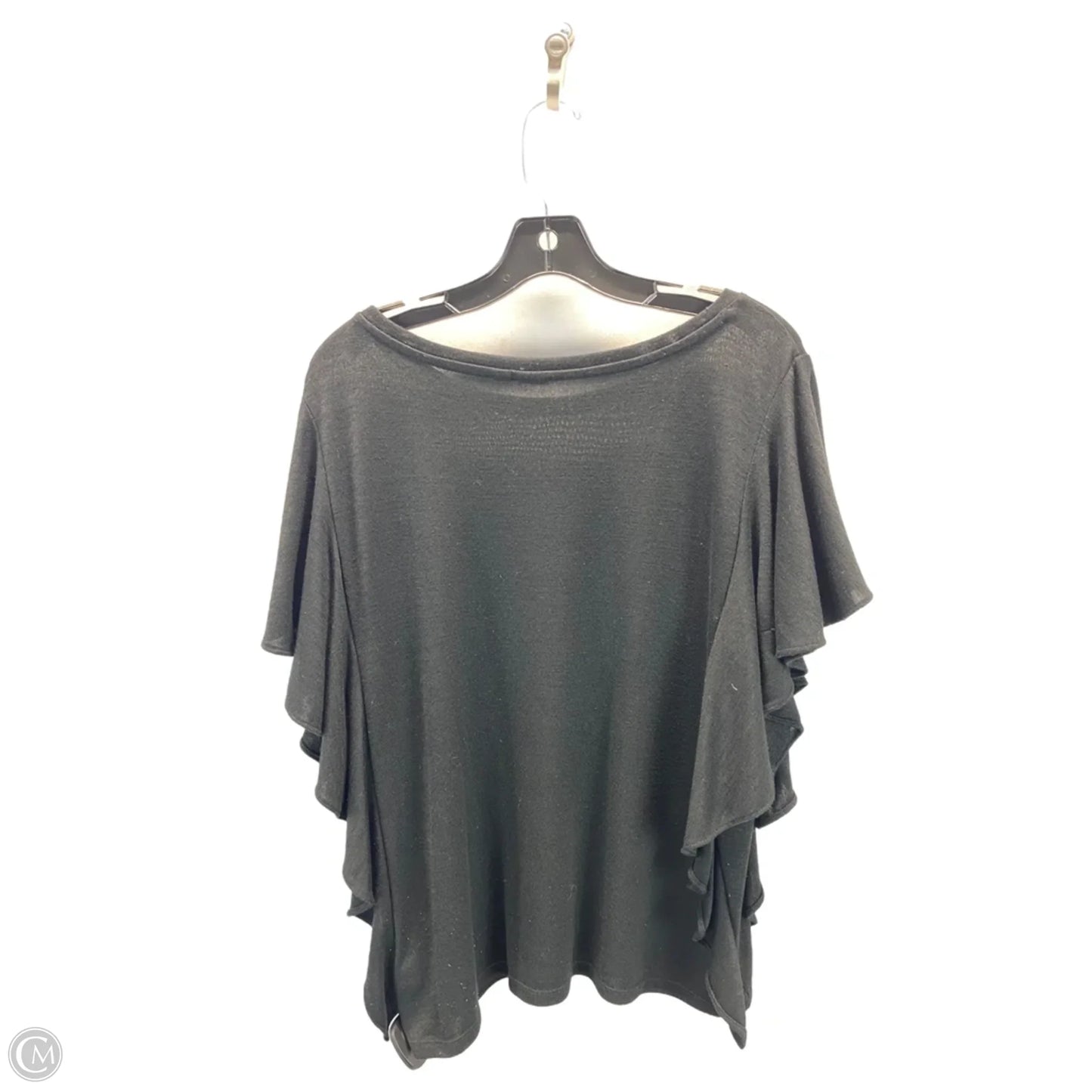 Top Sleeveless By Gap In Black, Size: L