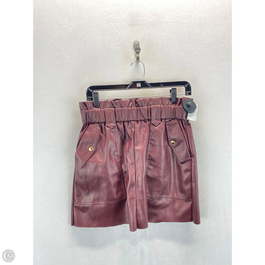 Skirt Midi By Marc New York In Maroon, Size: S
