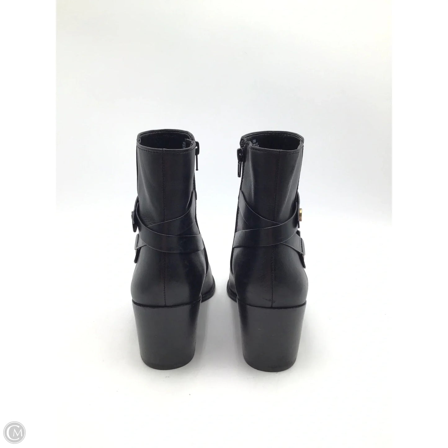 Boots Ankle Heels By Anne Klein In Black, Size: 10