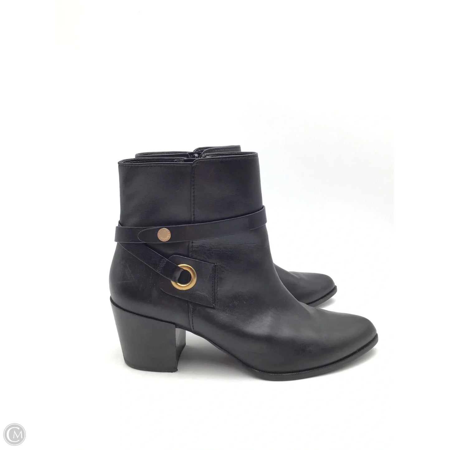 Boots Ankle Heels By Anne Klein In Black, Size: 10