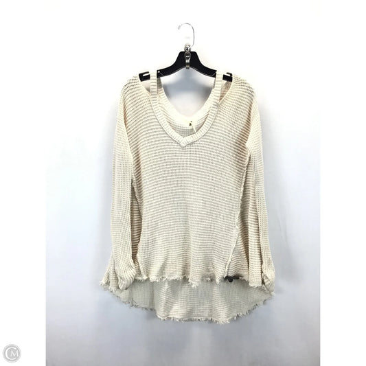 Sweater By Free People In Cream, Size: S