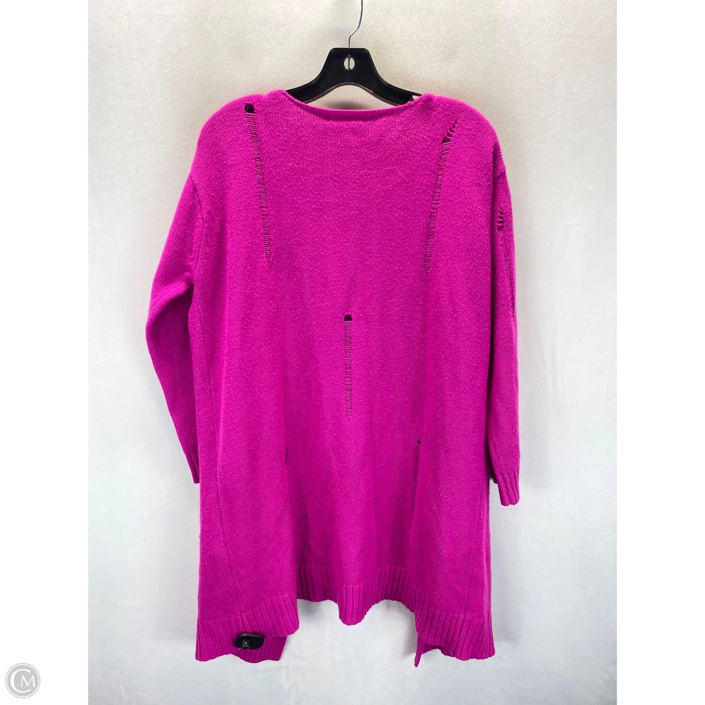 Sweater Cardigan By Clothes Mentor In Pink, Size: S