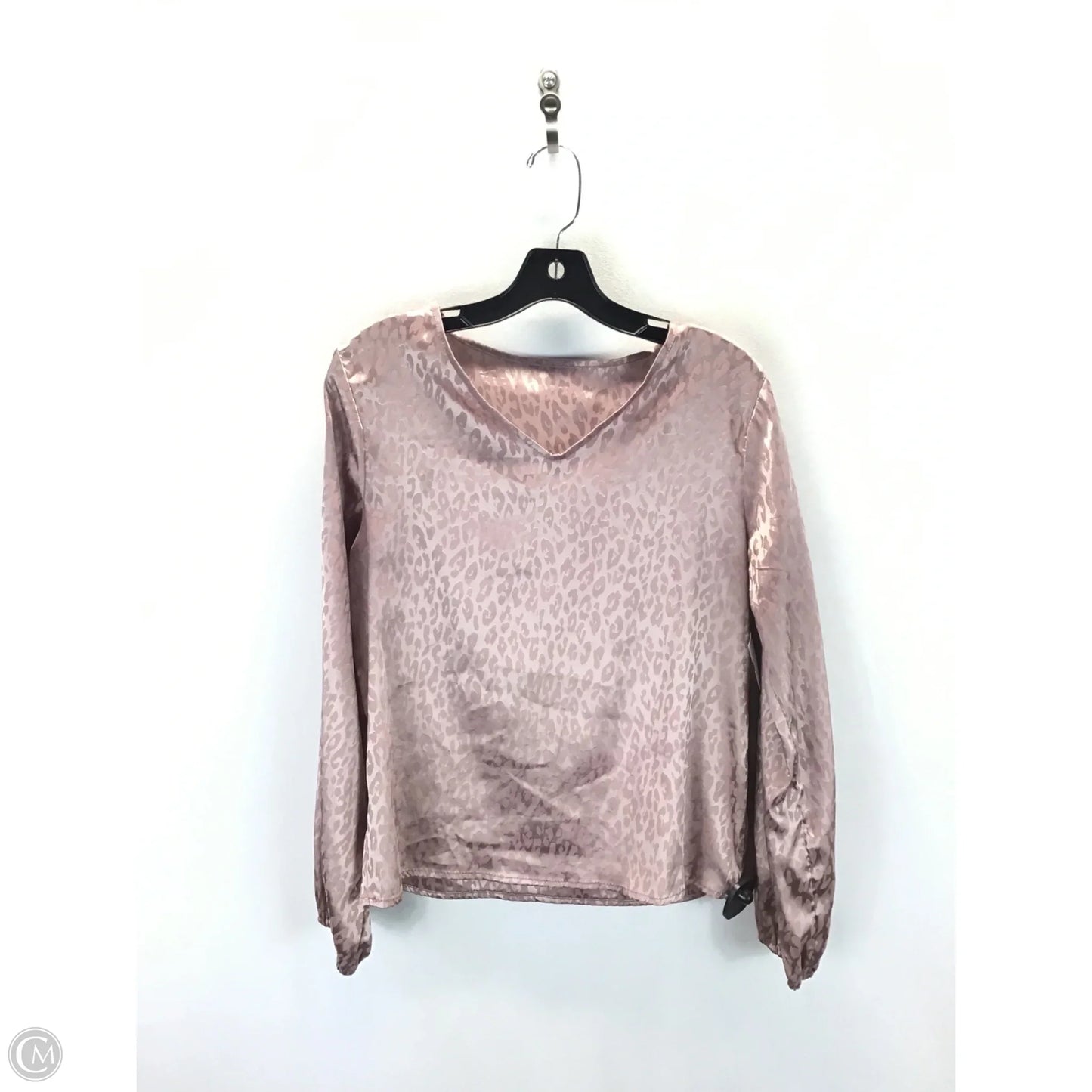 Top Long Sleeve By Shein In Animal Print, Size: M