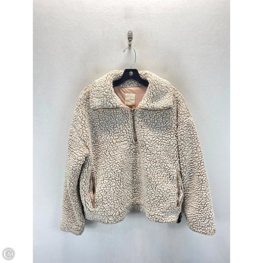 Sweatshirt Crewneck By Thread And Supply In Pink & White, Size: M